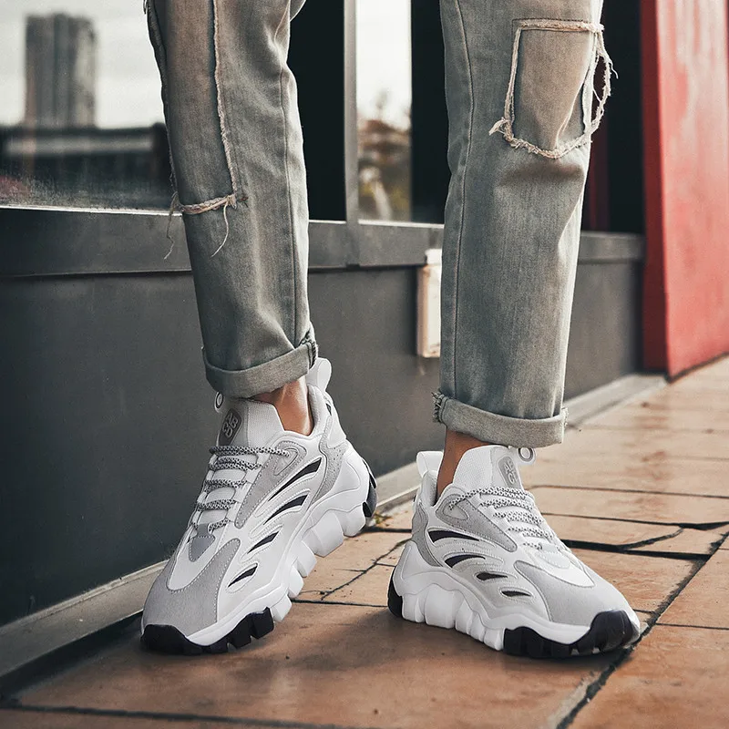 

Casual Shoes Men Colorful Fashion Man Sneakers Mesh Male Mixed Colors Outdoor Footwears Autumn Platform Leisure Shoes Youth Tide