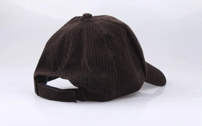 LA зимняя однотонная Вельветовая бейсболка женская и Мужская Регулируемая