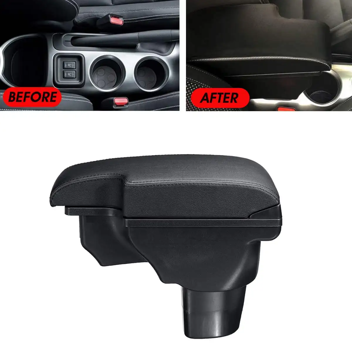 Подлокотник внутренний ящик для хранения с 3 USB-портами двухслойный Nissan Juke Infiniti ESQ