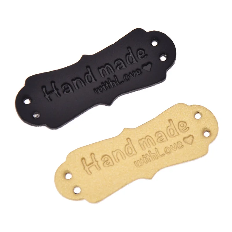 Этикетки для одежды ручной работы с принтом сделай сам кожаные этикетки шитья