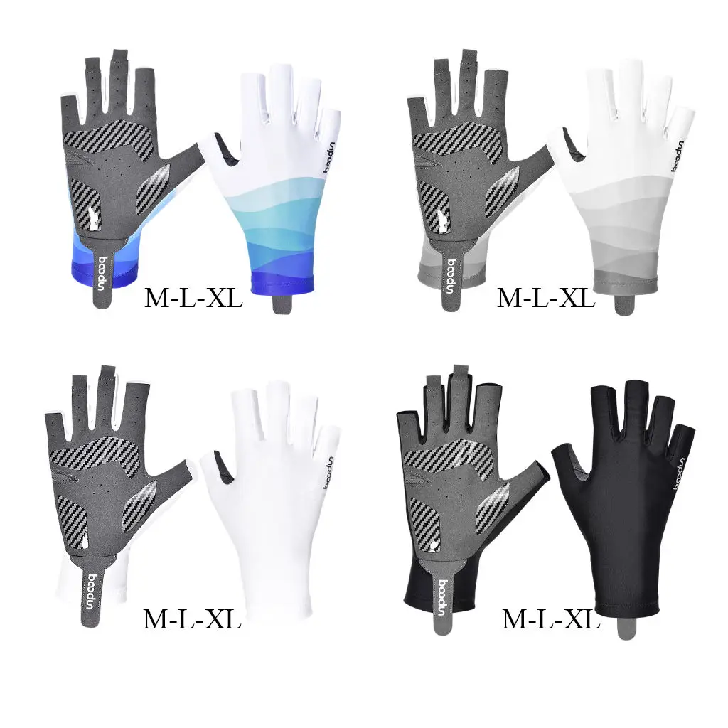 

1 Pair Cycling Gloves, Half Finger Biking Glove MTB Road Bicycle Gloves Gel Pad Shock-Absorbing Anti-Slip Motorcycle Mitts