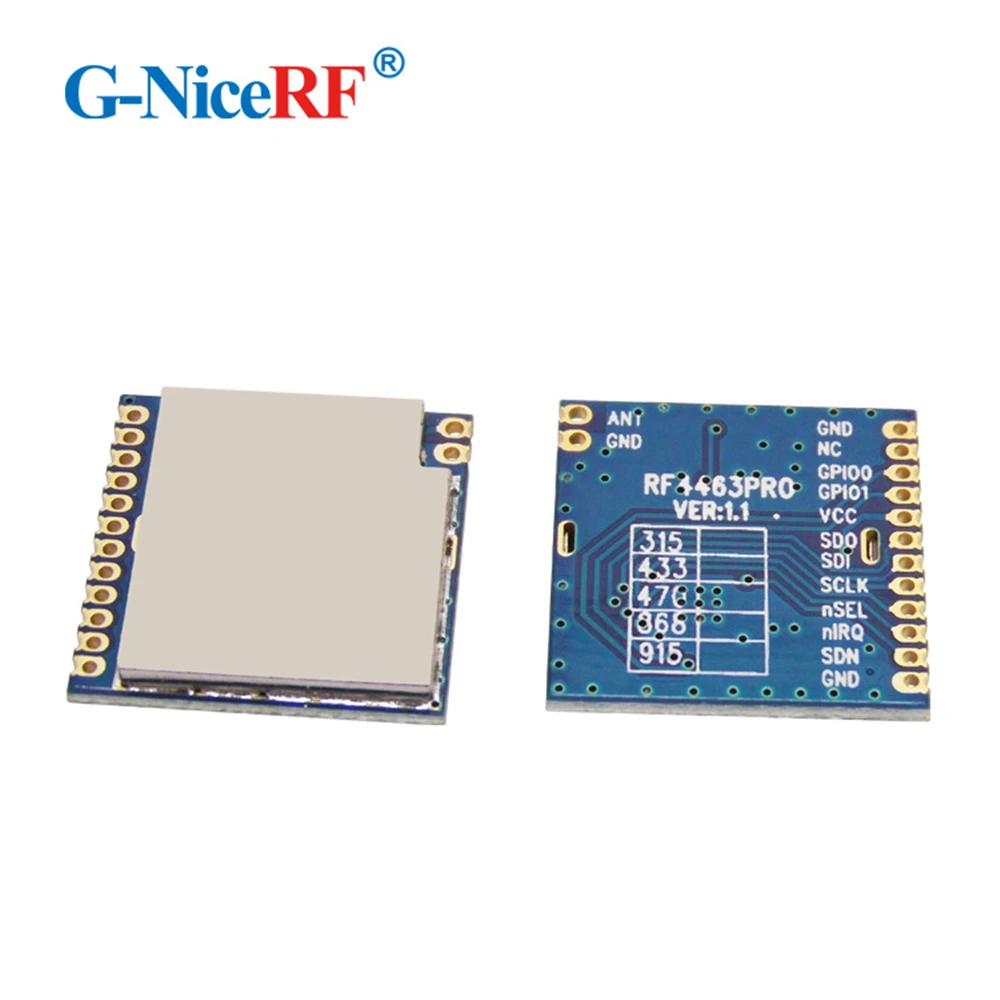 RF4463PRO 100 мВт цифровой интерфейс RSSI SI4463 SPI 433 МГц беспроводной передатчик с
