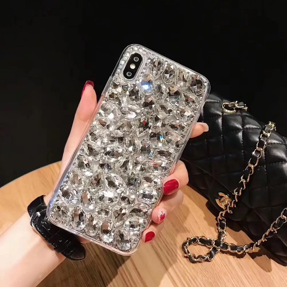 Алмазный блестящий чехол для iPhone 7 8 Plus с кристаллами XR XS MAX 11 12 Pro Max ресторана