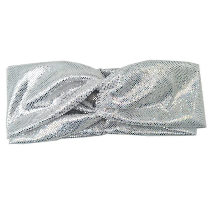 

T175395 fashion shimmer small dots,turban headband women accessories