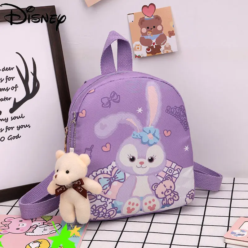 

Disney Star Delu Backpack Female Kindergarten Children Student Schoolbag Korean Fresh and Cute Canvas Lightweight Backpack