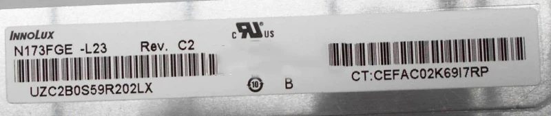 

N173FGE-L23 REV C2 New 17.3" HD+ Glossy Laptop LED LCD Screen 40 pins Matrix Grade A++