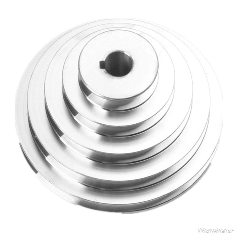 Алюминиевый 5-ступенчатый шкив в форме пагоды внешний диаметр 150 мм для