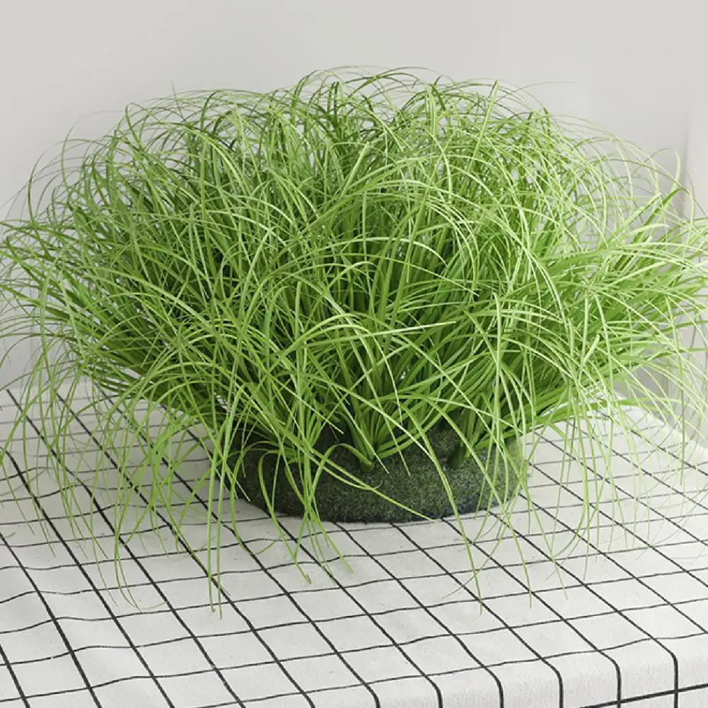 10 шт./компл. удобная тонкая текстура искусственная трава яркого цвета прочная для