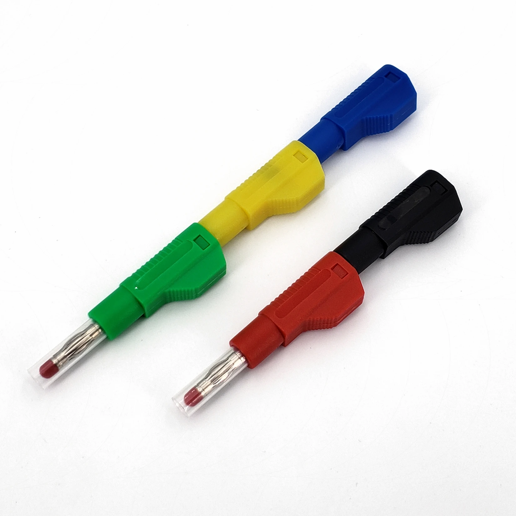 10 шт. 4 мм Выдвижная трубка Штабелируемый разъем типа банан для припоя |