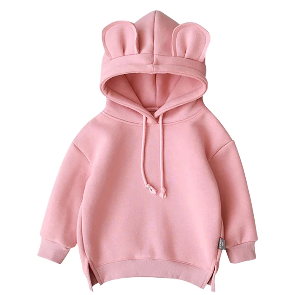 

2021 New Hot Pink/Grey/Yellow/Green/Burgundy Hoodie for Kids Autumn Winter Warm Sweater Fashion Boys and Girls Pullover Costume