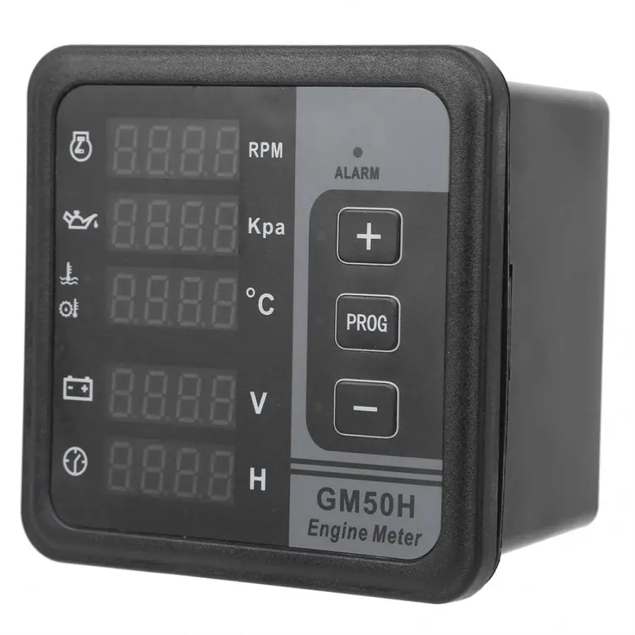 

Engine Digital Display Multi-function Table Speed Oil Temperature And Pressure Water Temperature Battery Voltage Cumulative Time