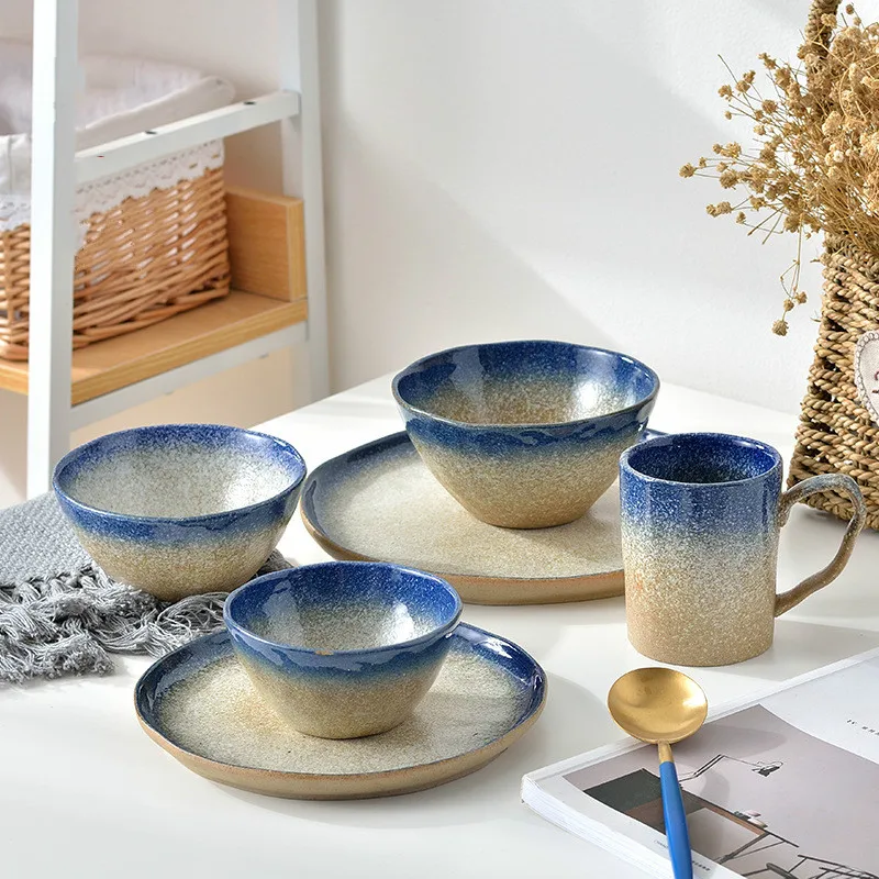 Столовый набор Тарелки и блюда салатник стейк Западная тарелка паста Тарелка