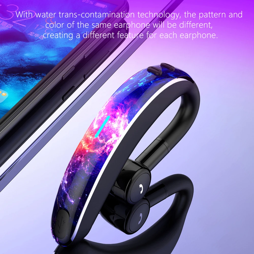 V7 Bluetooth 5 0 беспроводные наушники гарнитура с микрофоном аккумулятор громкая