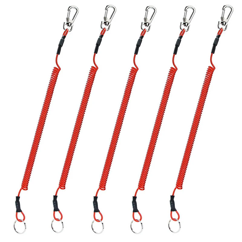 Новинка спиральный растягивающийся брелок эластичная пружина металлический