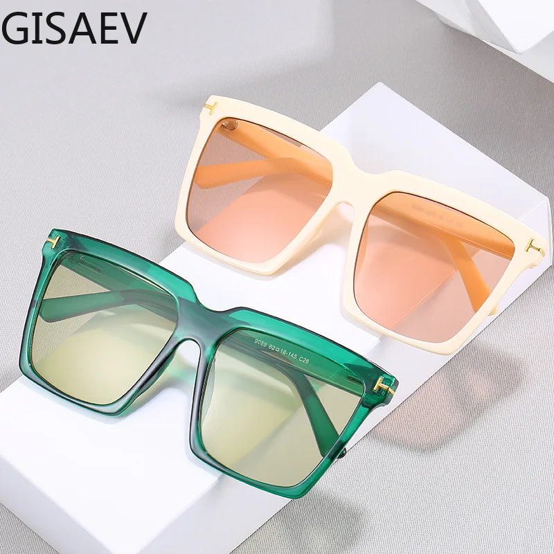 Женские очки для вождения GISAEV большие квадратные солнцезащитные с Т-образной