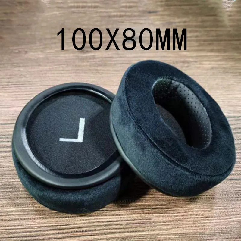 Velvet Fabric Memory Foam Ear Pads 90X70MM 100X80MM for AKG HifiMan ATH Philips or M50X HyperX Headphones | Электроника