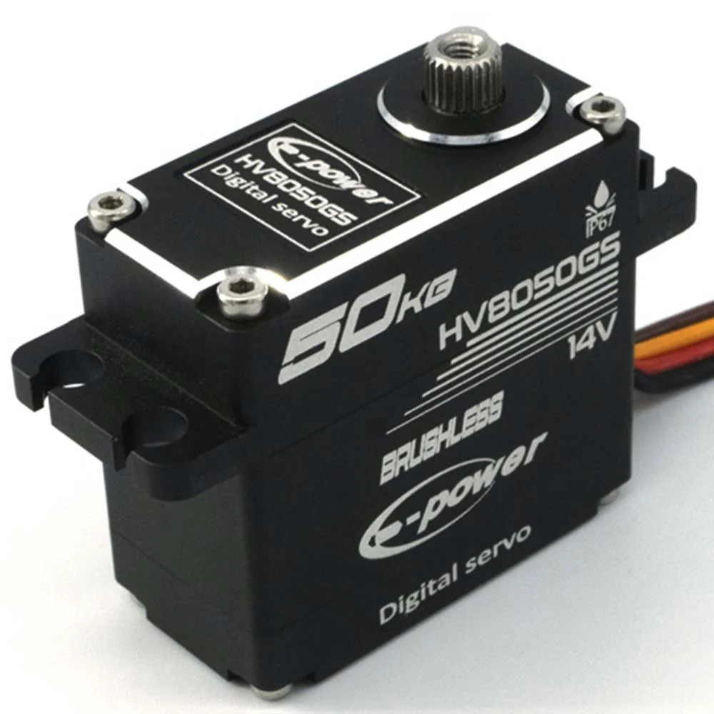 E-Power водонепроницаемый 50 кг сервопривод без щеток BLS-HV8050GS 180 °/270 °/360 ° алюминиевый