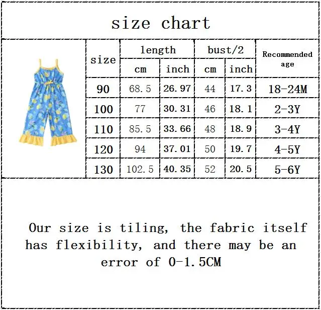 

Baby Kids Girl Clothes Sleeveless Flower Color Strap Romper Jumpsuit Outfits Children Sunsuit Summer Girl 18M-6Y