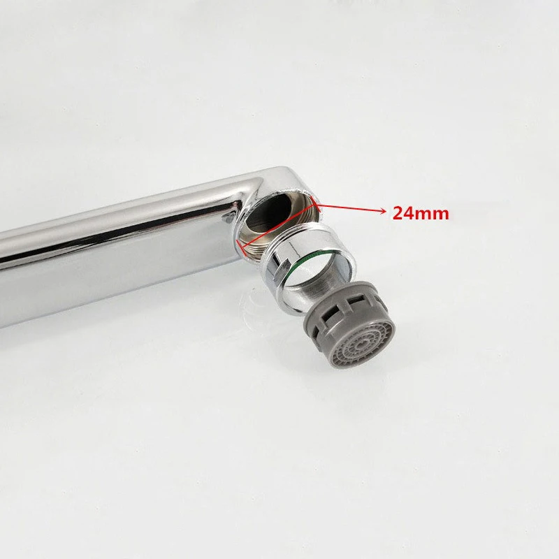 

Bathroom Faucet Long Nose Outlet Shower Tap Pipe 18-40cm 3/4'' 1/2'' Stainless Steel Swivel Nozzle Tap Bathtub Faucet Pipe Spout