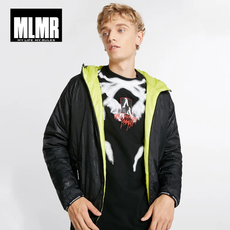 JackJones Двусторонняя одежда с капюшоном светильник для мужчин зимняя хлопковая