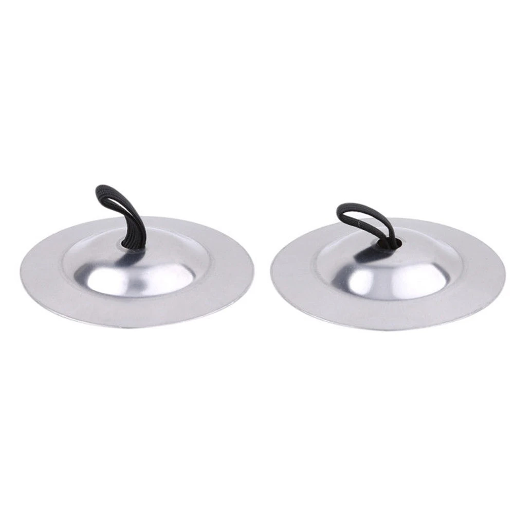 1pair Professional Belly Dance Finger Cymbals Zills Copper Silver Dancing Hand Wear Popular Women Bellydance Accessories Hotsale - купить по