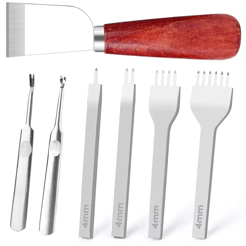 Набор резцов KAOBUY 7 шт. (1/2/4/6) инструмент сделай сам для работы с кожей и режущий нож
