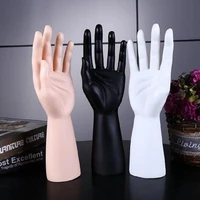 30cm mannequin hand white yellow black 3 color hand arm jewelry stand plastic hands for ring bracelet jewelry gloves tray