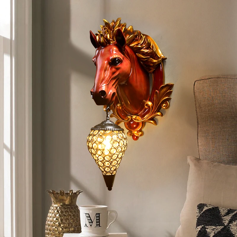 

Achieve Immediate Victory Wall Lamp European Decoration Wall Lamp A Living Room Corridor Aisle Stair Case Television Background