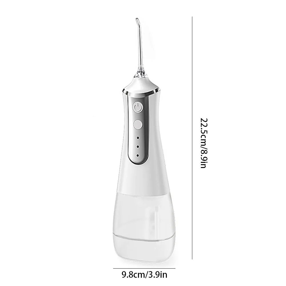 

Oral Irrigator With Travel Bag Water Flosser USB Rechargeable Portable Dental Water 350ML Water Tank Waterproof Teeth Cleaner