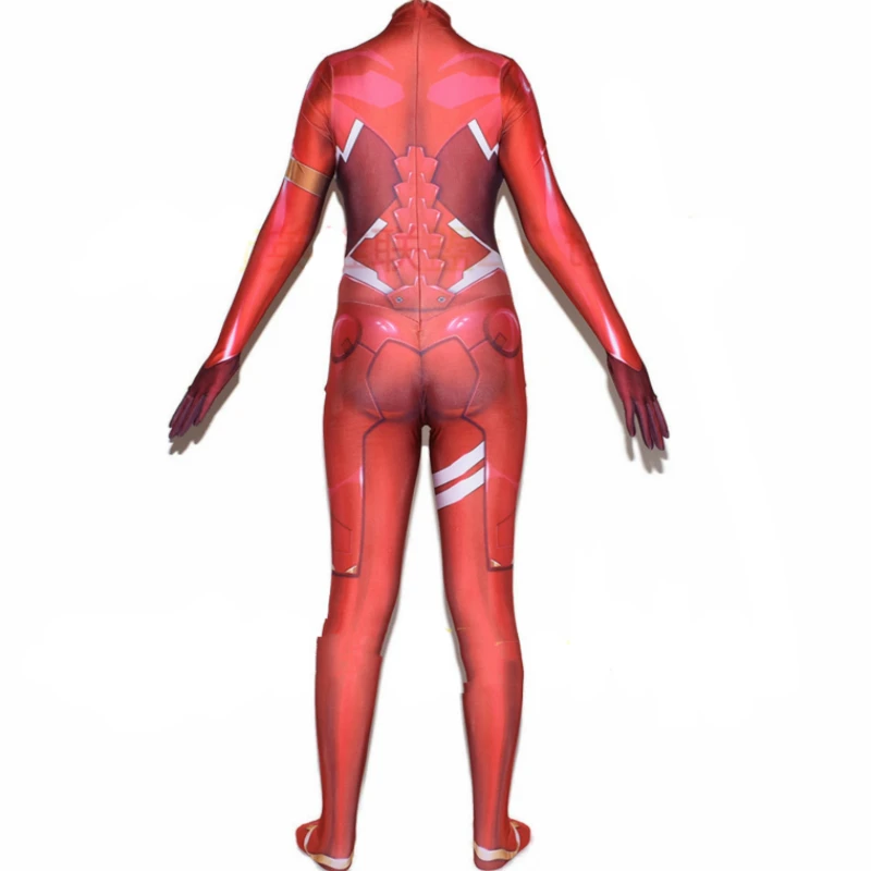 Аниме Darling In The Franxx косплей костюм сексуальный боди Zero Two Code 002 комбинезон для