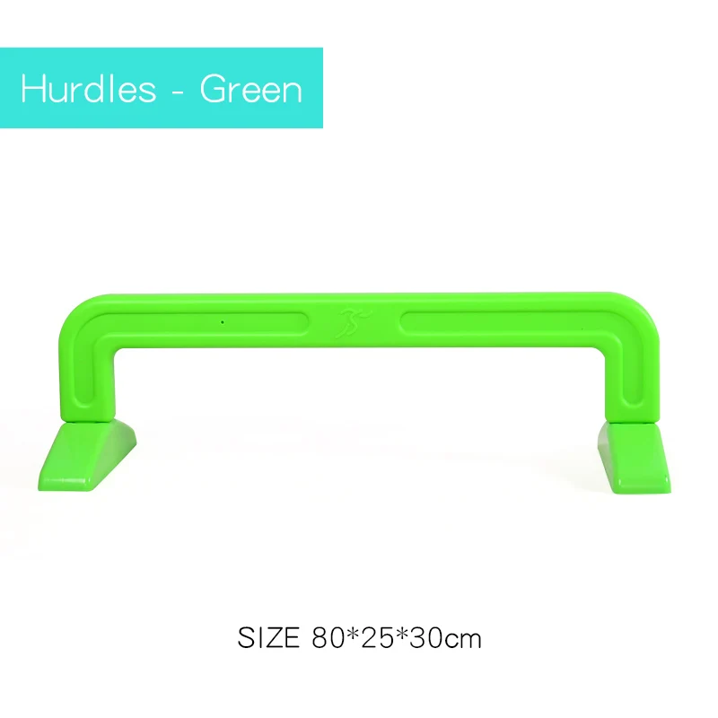 Hurdles GREEN Ruizhi детей барьеры Спорт Прыжки через обручи на открытом воздухе спортивное оборудование для проведения мероприятий Крытая Арка Рамка-барьер детские игрушки RZ1068 - Цвет: Hurdles GREEN