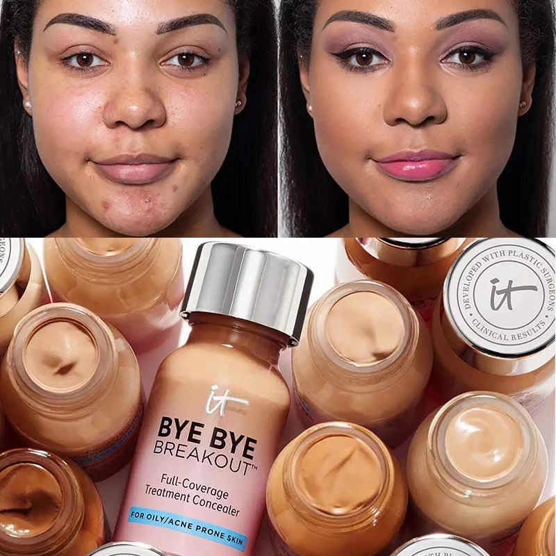 Макияж крем его Косметика полный охват матовая основа обработки тональный для