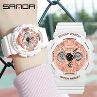 golden relogio feminino digital watches women men stainless steel sports wrist watch for ladies electronic led waterproof watch