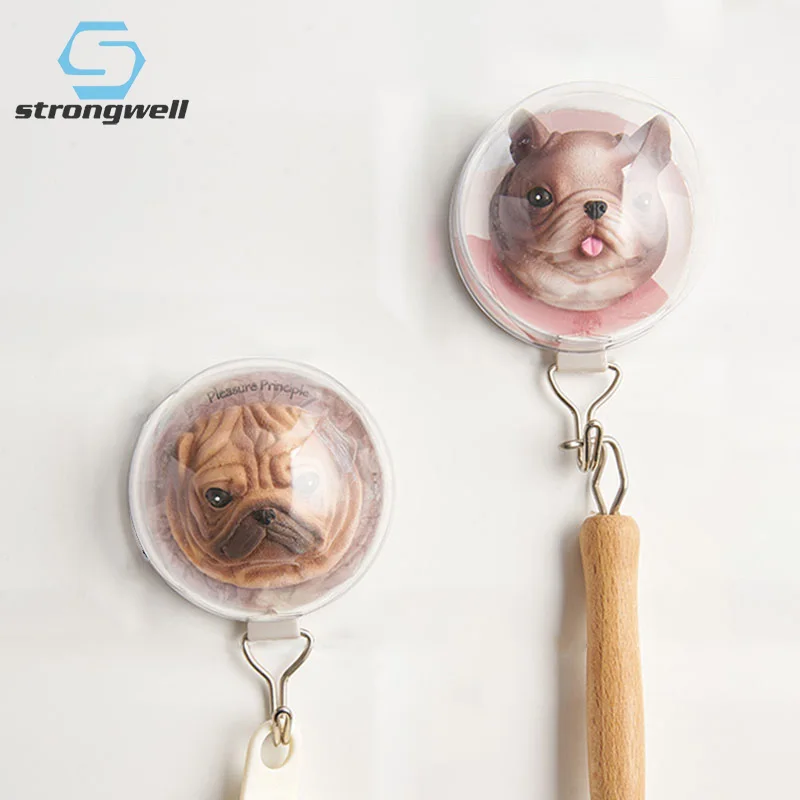 Strongwell скандинавские крючки в виде животных Собака Статуэтка настенный крючок