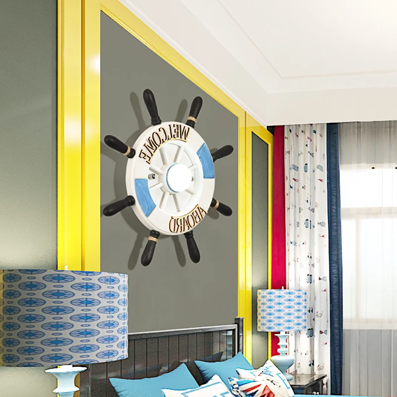 Картонная Лодка светодиодные лампы потолочные светильники для детей 110 В-220 в E14