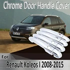 Стикеры для Renault Koleos Samsung QM5 I MK1 2008  2015, Декоративные Хромированные дверные ручки, краска, ремонт автомобильных аксессуаров