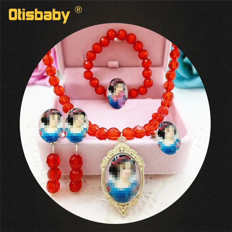 Snow White Jewelry Платье Белоснежки; платье принцессы с пышными рукавами для девочек; костюм на Хэллоуин; детская одежда на Рождество; подарок на день рождения; Fantasia Infantil - Цвет: Snow White Jewelry