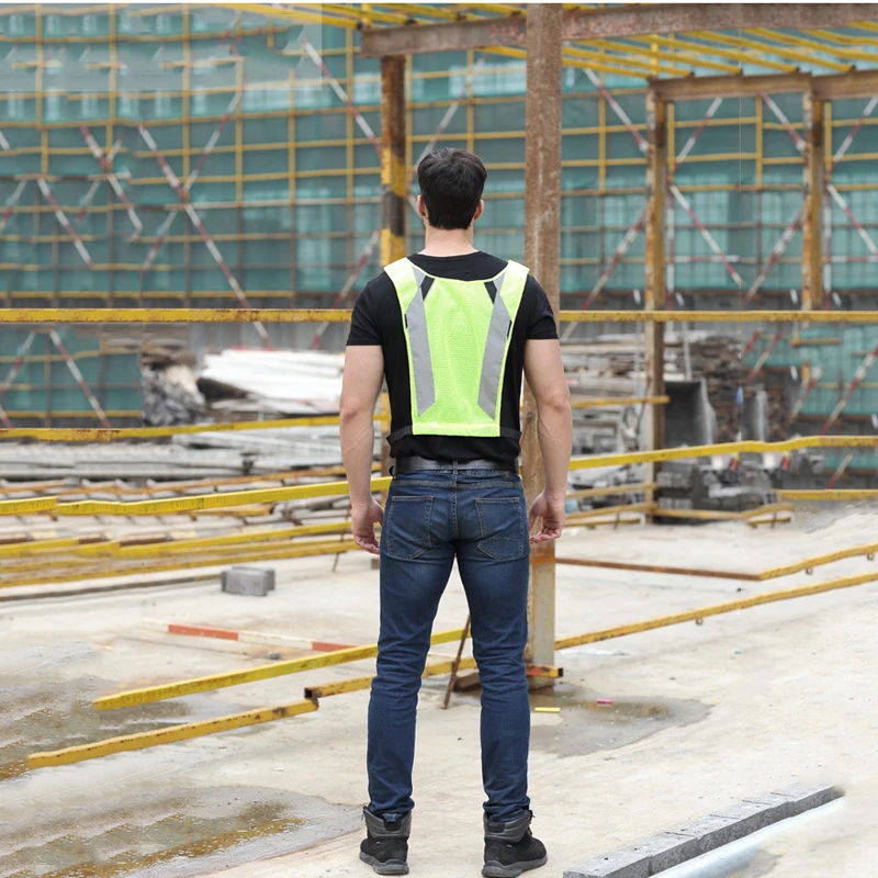 

Yellow Hi Vis High Viz Visibility Vest Waistcoat Safety Sports Running New