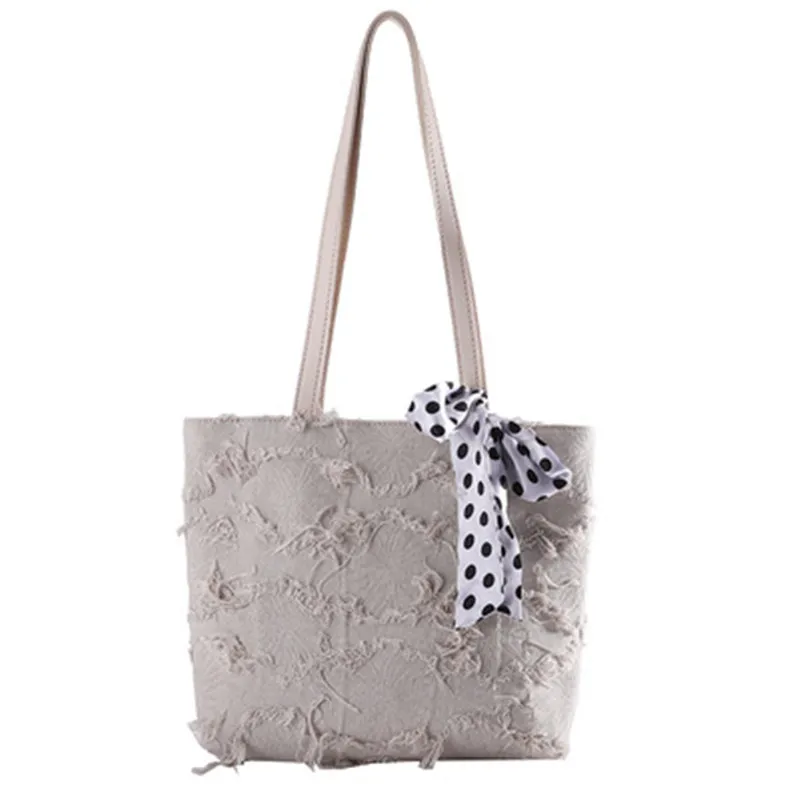 

Холщовая Вместительная женская сумка, Новое поступление 2021, летняя сумка-мешок для женщин, однотонные сумки на плечо