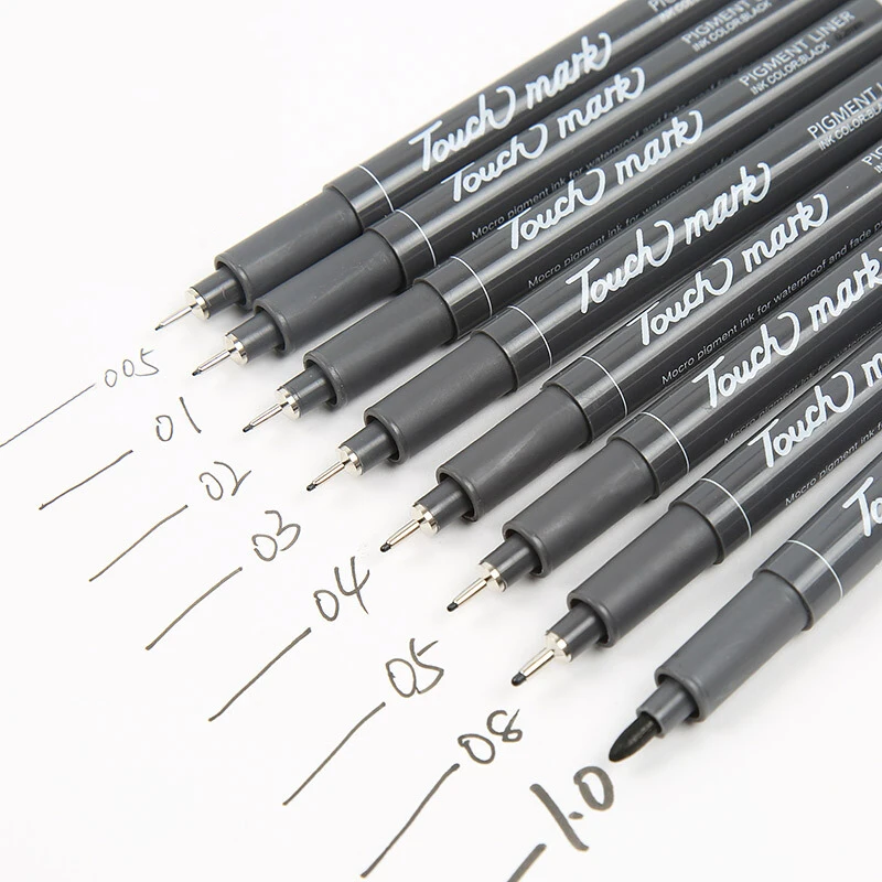 Водонепроницаемый Archival микро тонкий точечный вкладыш PenMultiliner эскиз