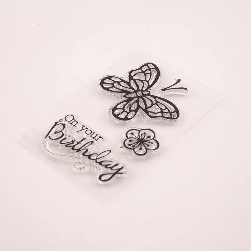 Transparent Clear Silicone Stamp/Seal for DIY scrapbooking/photo album Decorative clear stamp sheets | Канцтовары для офиса и