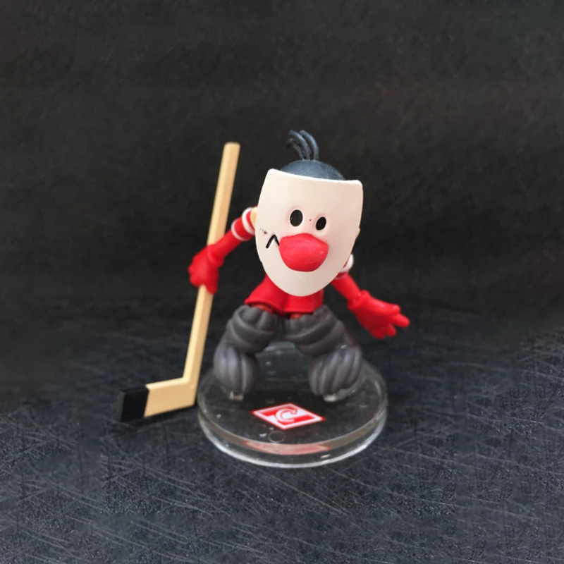 Хоккей Спортивная модель украшение стола 1 шт. плеер с палкой куртка красного