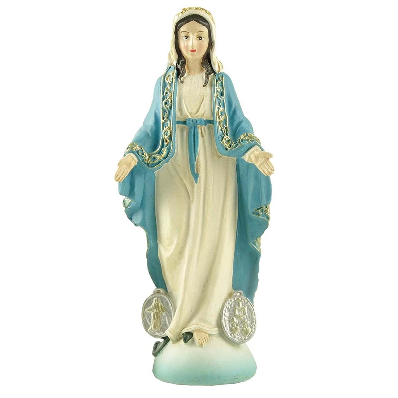 Religious Virgin Jesus Mary Church Family Statue Resin Ritual Ornament Decoration | Дом и сад
