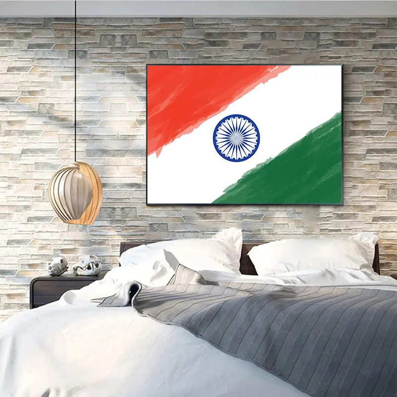 Vintage Flag Canvas Painting Abstract National Posters and Prints Retro Pictures for Living Room decor Study Decor Art | Дом и сад