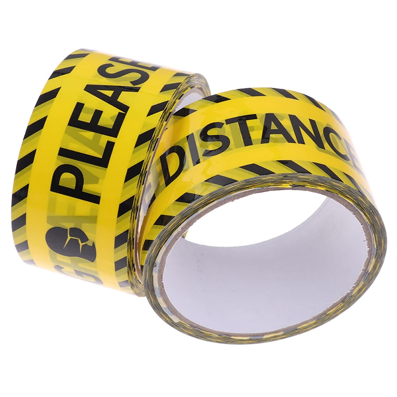 

1 Roll 48mm*25m Opp Warning Tape Danger Caution Barrier Remind Work Safety Adhesive Tapes DIY Sticker For Mall Store School