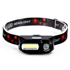 Налобный фонарь для кемпинга, светодиодный налобный фонарь, мини USB Перезаряжаемый магнитный портативный фонарь, аксессуары, принадлежности, налобный фонарь для рыбалки