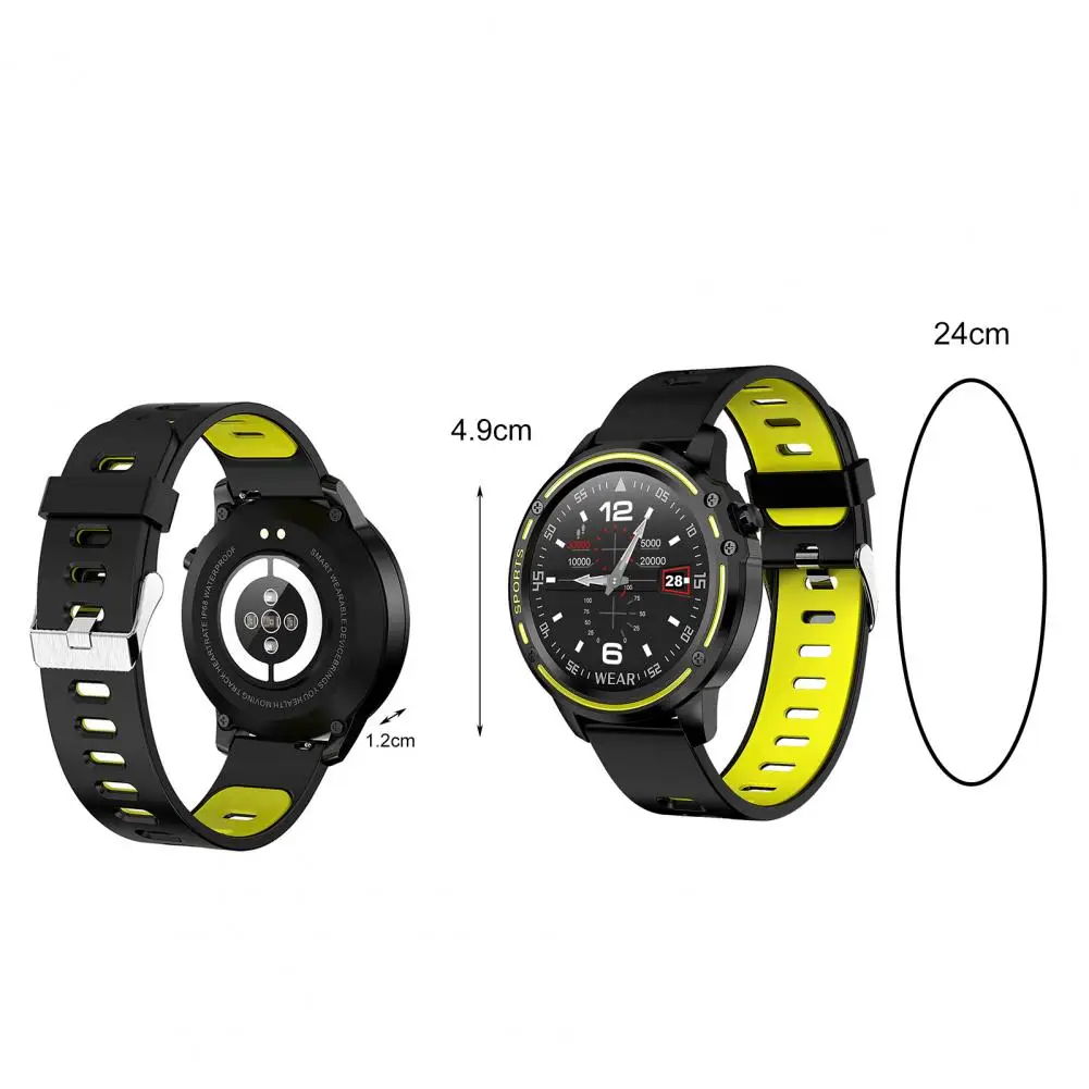 

L8 Smart Watch Men IP68 Waterproof Reloj Hombre Mode SmartWatch With ECG PPG Blood Pressure Heart Rate Sports Fitness Daily Wear
