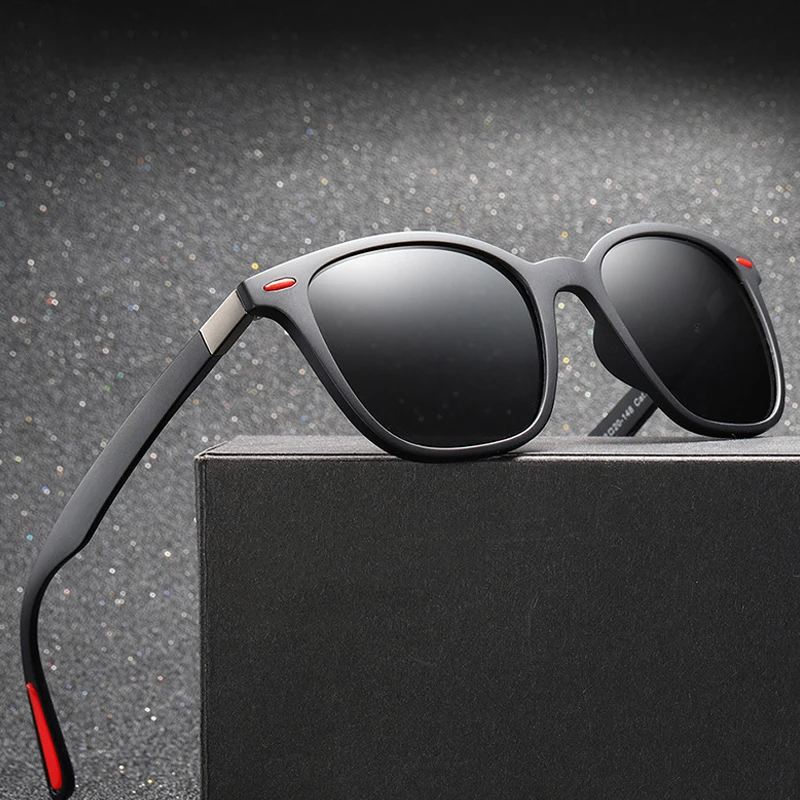 Модные дизайнерские поляризационные солнцезащитные очки унисекс кошачий глаз