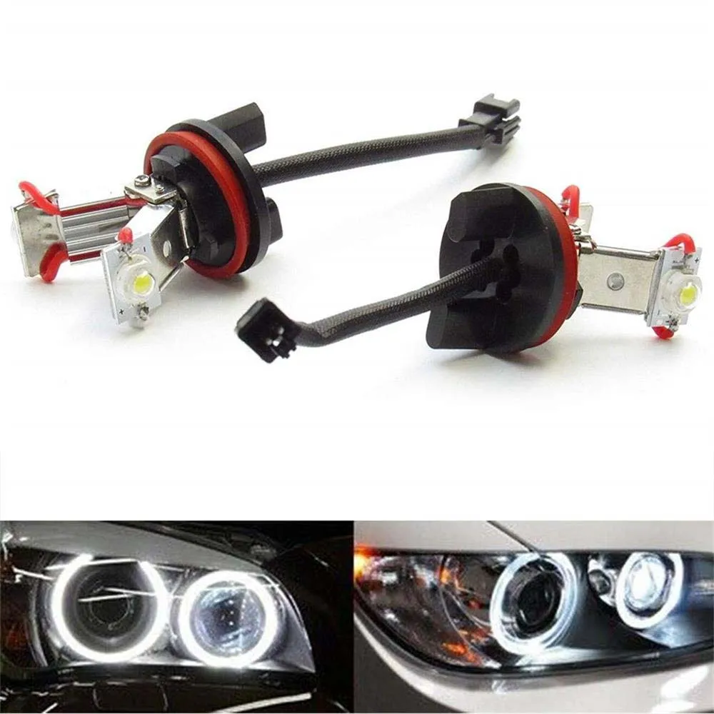 

CANBUS светодиодный для BMW E60 E82 E87 E90 E92 H8 6 Вт ангельские глазки маркер HALO головной светильник лампы Лидер продаж