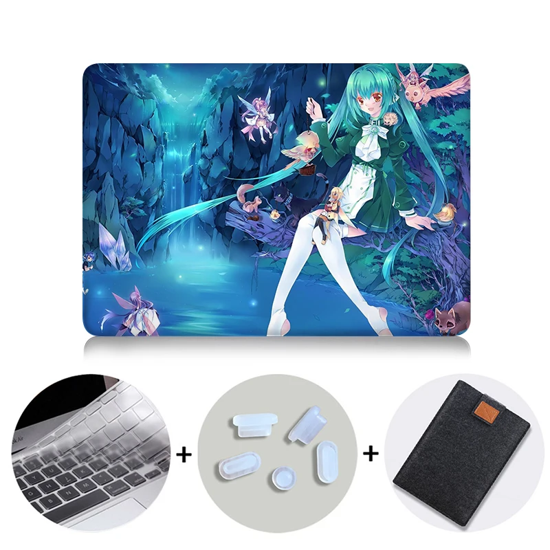 MTT чехол для Macbook Pro retina 13 15 дюймов A1706 A1989 A1398 Аниме Сумка для ноутбука чехол для Mac book Air 11,6 12 Pro 13,3 15,4 Fumda - Цвет: MB15